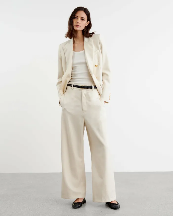 Nili Lotan Jackets and Blazers Women VIRA BLAZER Stone