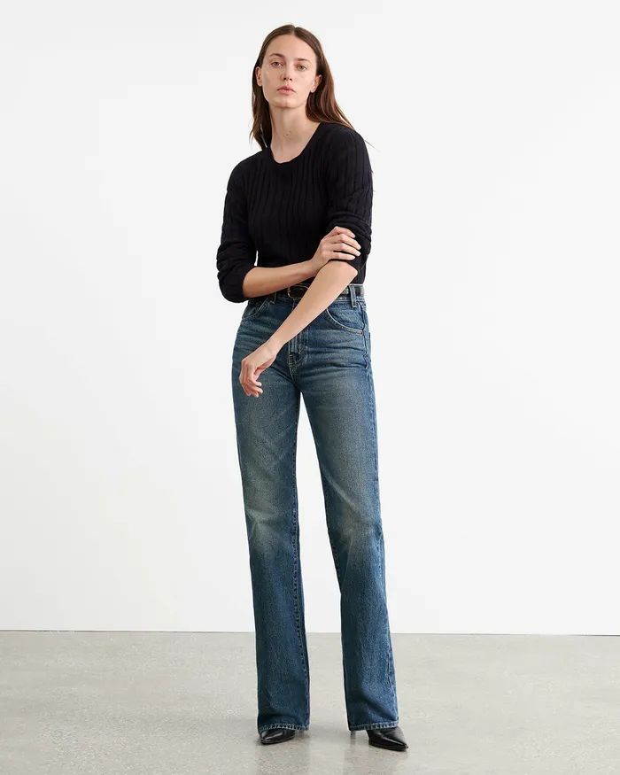 Nili Lotan Knits and Sweaters Women ALISE SWEATER Dark Navy