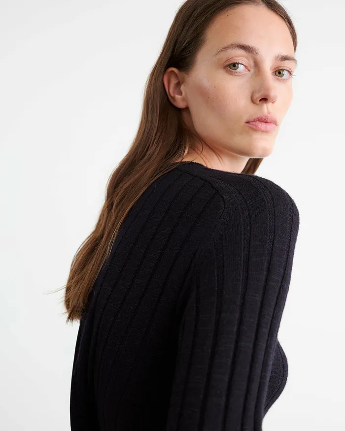 Nili Lotan Knits and Sweaters Women ALISE SWEATER Dark Navy