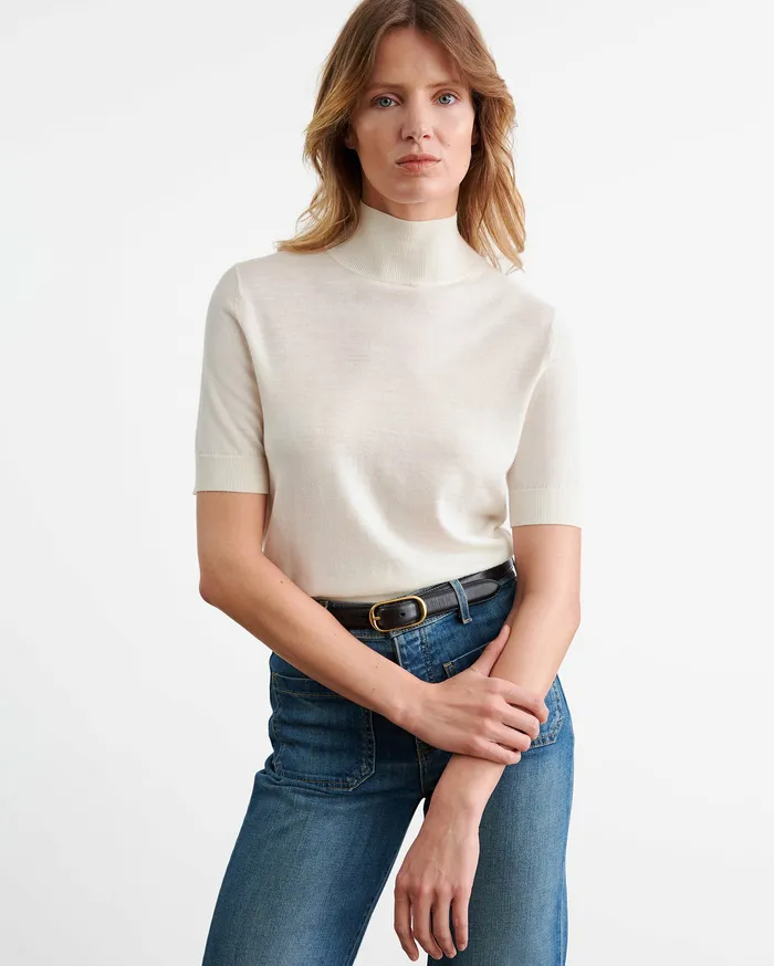 Nili Lotan SIRANI SWEATER Midnight Women Knits and Sweaters