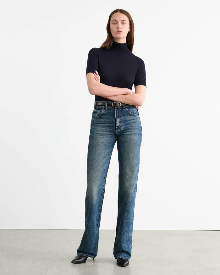 Nili Lotan SIRANI SWEATER Midnight Women Knits and Sweaters