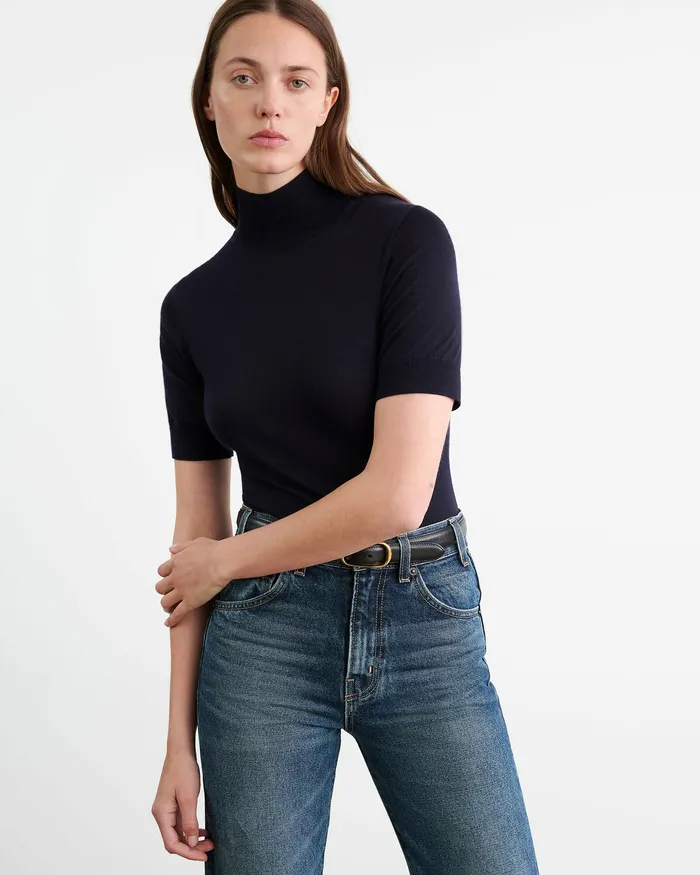 Nili Lotan SIRANI SWEATER Midnight Women Knits and Sweaters
