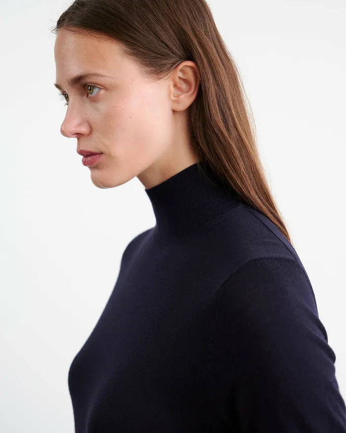 Nili Lotan SIRANI SWEATER Midnight Women Knits and Sweaters
