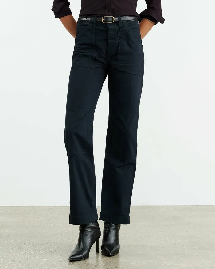 Nili Lotan TIBAULT PANT Carbon Women Pants and Shorts