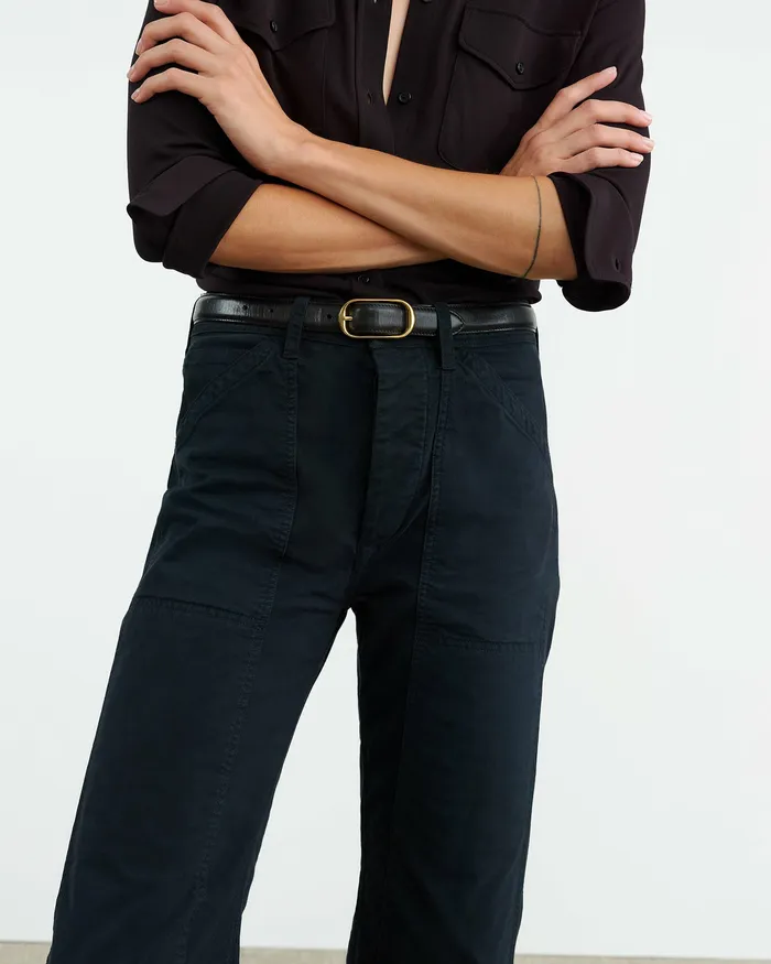 Nili Lotan TIBAULT PANT Carbon Women Pants and Shorts