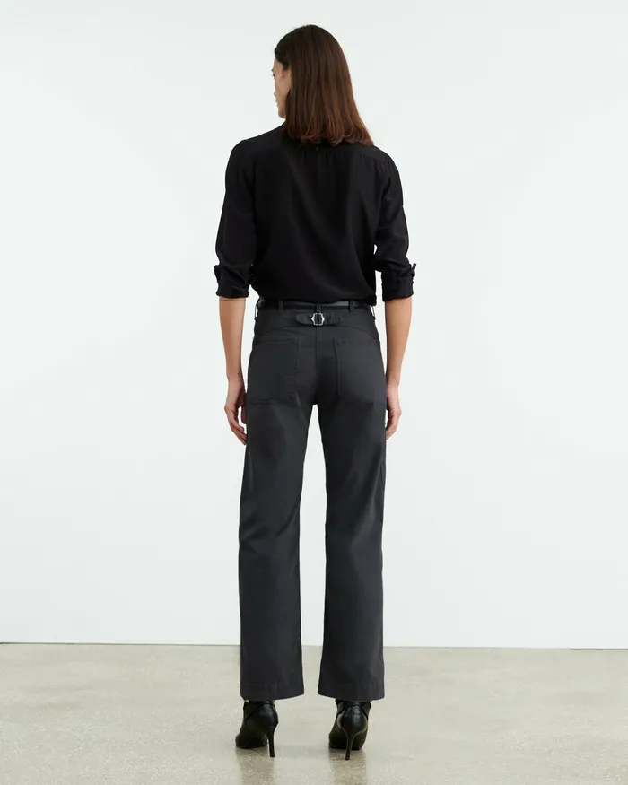 Nili Lotan TIBAULT PANT Carbon Women Pants and Shorts