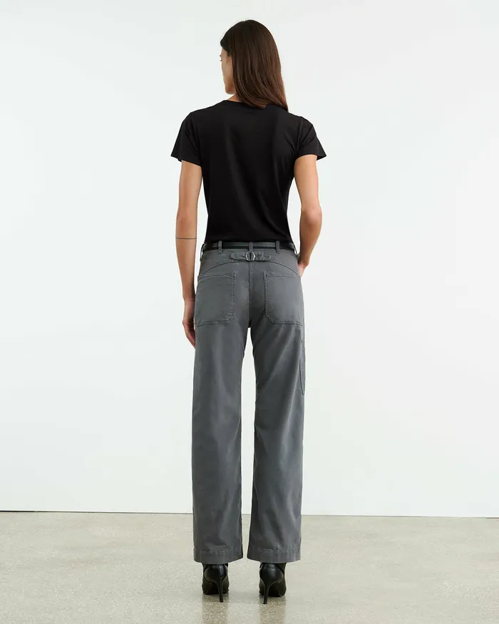 Nili Lotan TIBAULT PANT Carbon Women Pants and Shorts