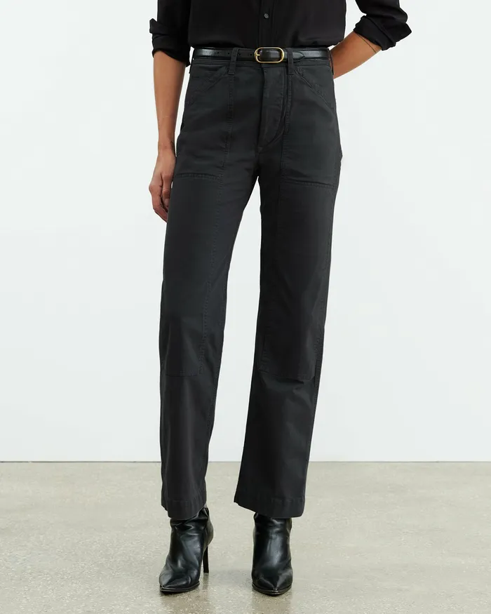 Nili Lotan TIBAULT PANT Carbon Women Pants and Shorts