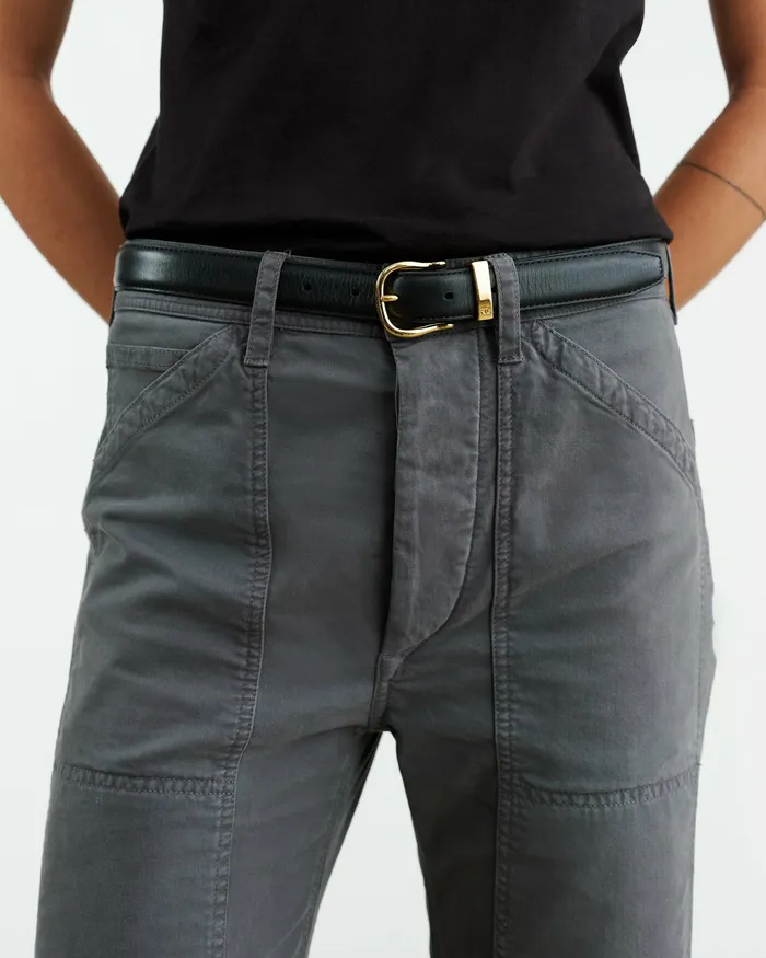 Nili Lotan TIBAULT PANT Carbon Women Pants and Shorts