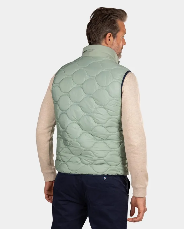 NZA New Zealand Auckland Jackets Green Padded Vest 8211 Sage 8211 Men