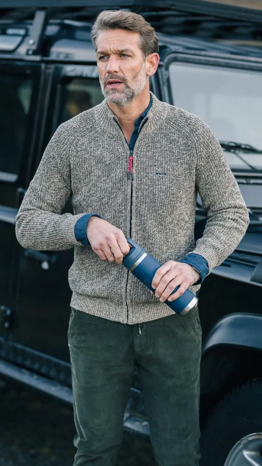 NZA New Zealand Auckland Knitwear Chunky Knitted SandColored Cardigan 8211 Shimmering Sand 8211 Men NZA New Zealand Auckland Knitwear Chunky Knitted SandColored Cardigan 8211 Shimmering Sand 8211 Men