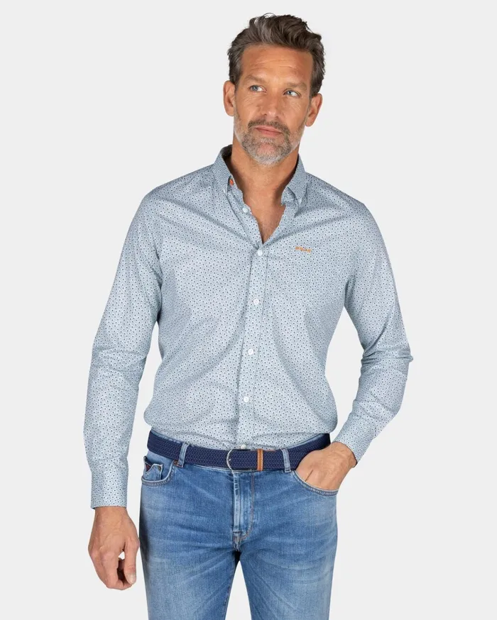 NZA New Zealand Auckland Shirts Light Green Poplin Shirt 8211 Pebble Green 8211 Men