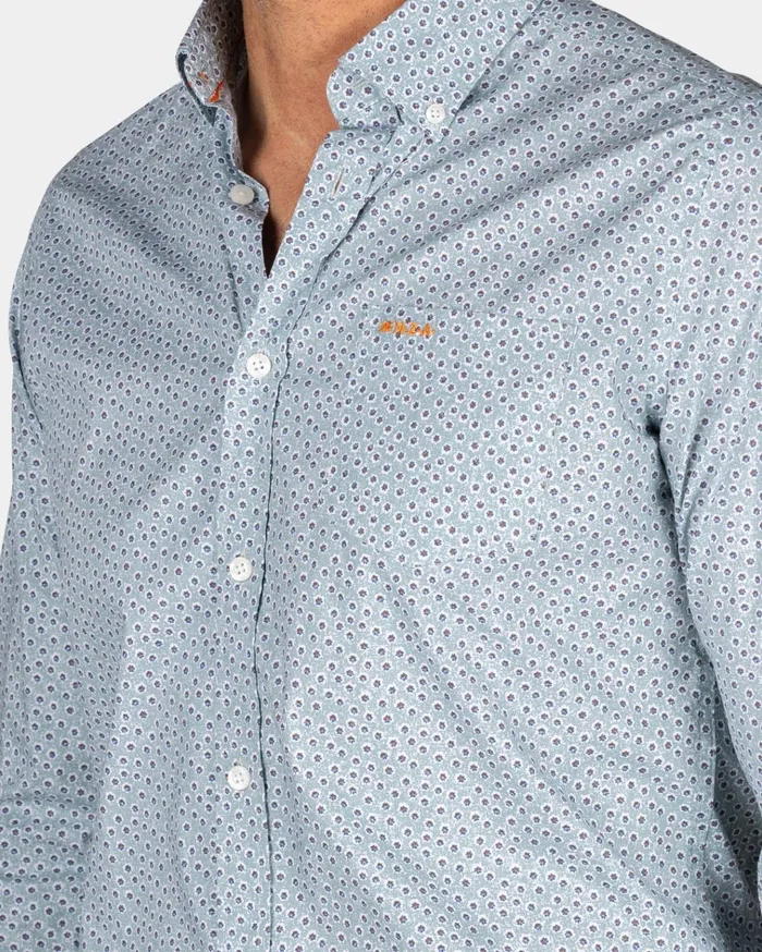 NZA New Zealand Auckland Shirts Light Green Poplin Shirt 8211 Pebble Green 8211 Men