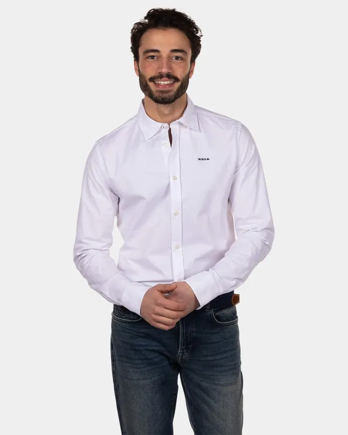NZA New Zealand Auckland Shirts Wouters Pond 8211 White 8211 Men