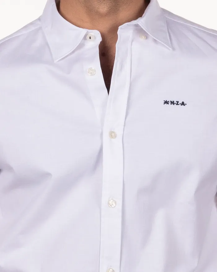 NZA New Zealand Auckland Shirts Wouters Pond 8211 White 8211 Men