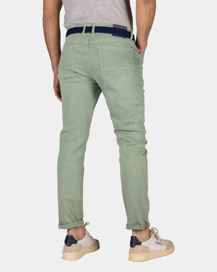 NZA New Zealand Auckland Trousers Green 5 Pocket Jeans 8211 Sage 8211 Men