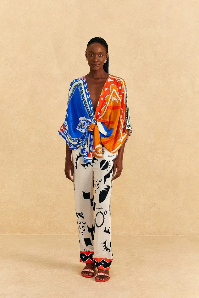 OffWhite Pitta Soul Pants Women Farm Rio Pants