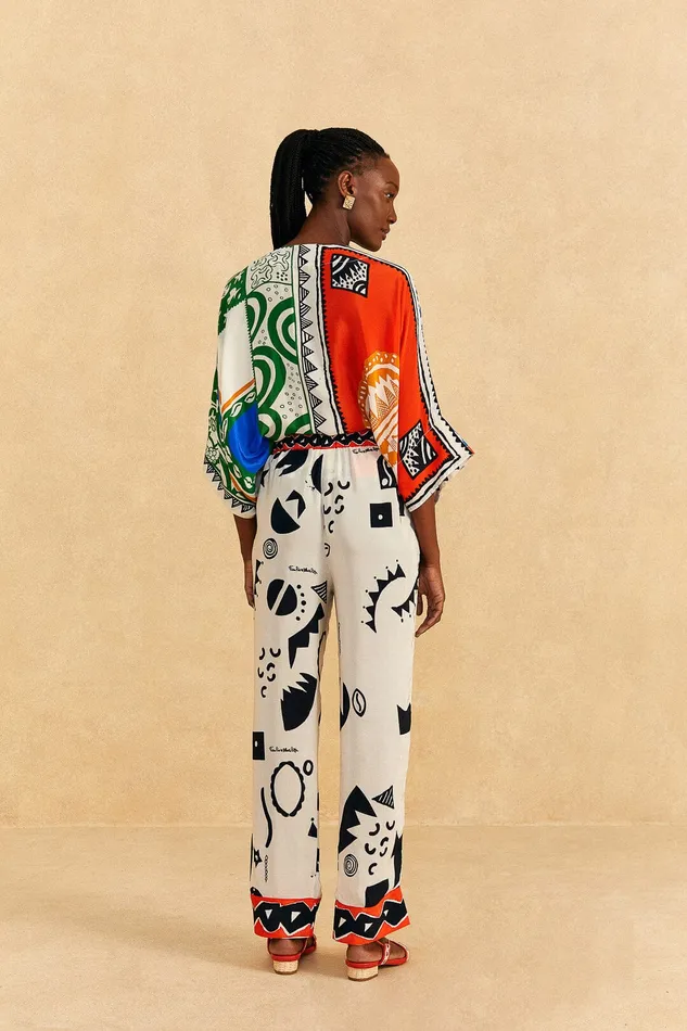 OffWhite Pitta Soul Pants Women Farm Rio Pants