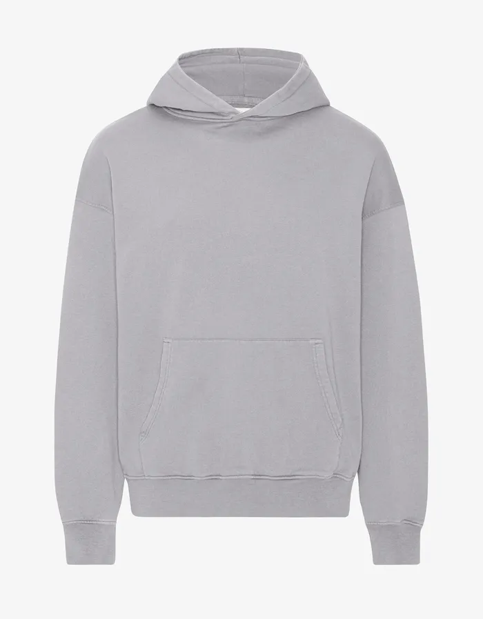 Organic Oversized Hood 8211 Limestone Grey Hoodies Colorfulstandard Women