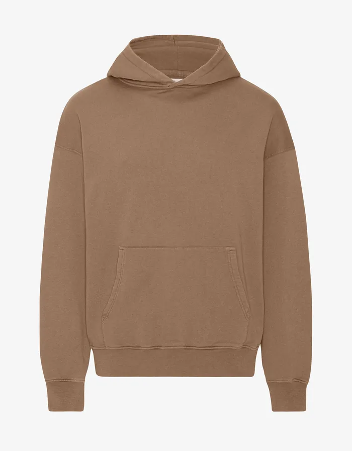 Organic Oversized Hood 8211 Sahara Camel Women Hoodies Colorfulstandard