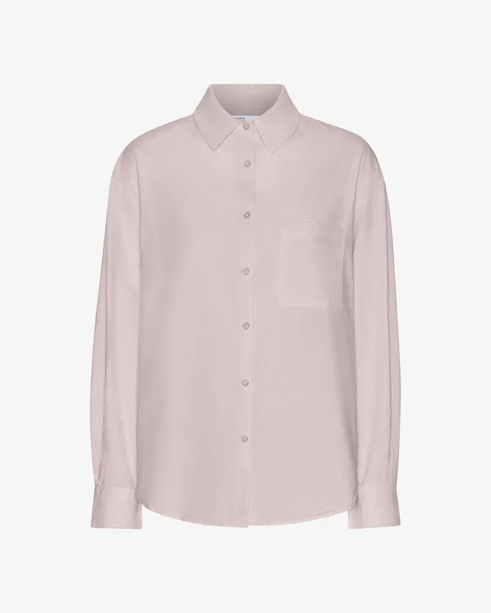 Organic Oversized Shirt 8211 Faded Pink Shirts Colorfulstandard Women