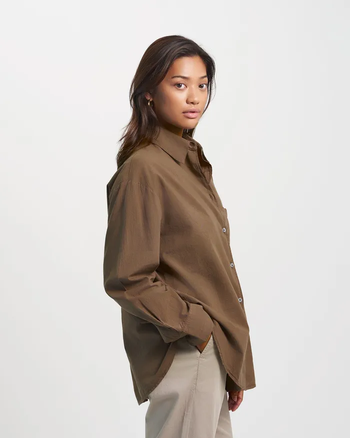 Organic Oversized Shirt 8211 Faded Pink Shirts Colorfulstandard Women