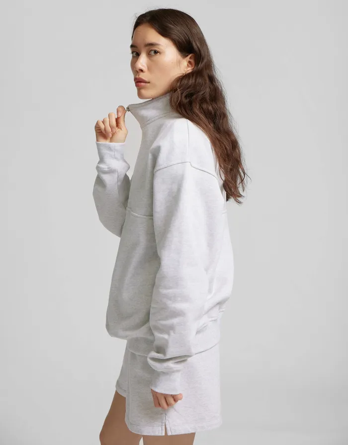 Organic Quarter Zip 8211 Sahara Camel Women Quarter Zips Colorfulstandard
