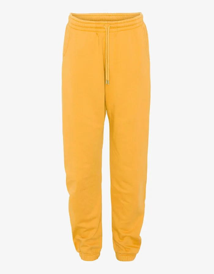 Organic Sweatpants 8211 Burned Yellow Sweatpants Colorfulstandard Women