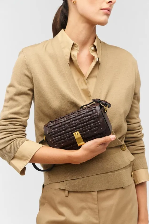 Oroton Crossbody Etta Collectable Crossbody Mahogany 8211 Women