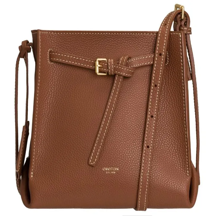 Oroton Crossbody Margot Mini Bucket Bag Whiskey 8211 Women