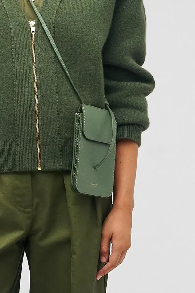 Oroton Crossbody Margot Phone Crossbody Moss 8211 Women