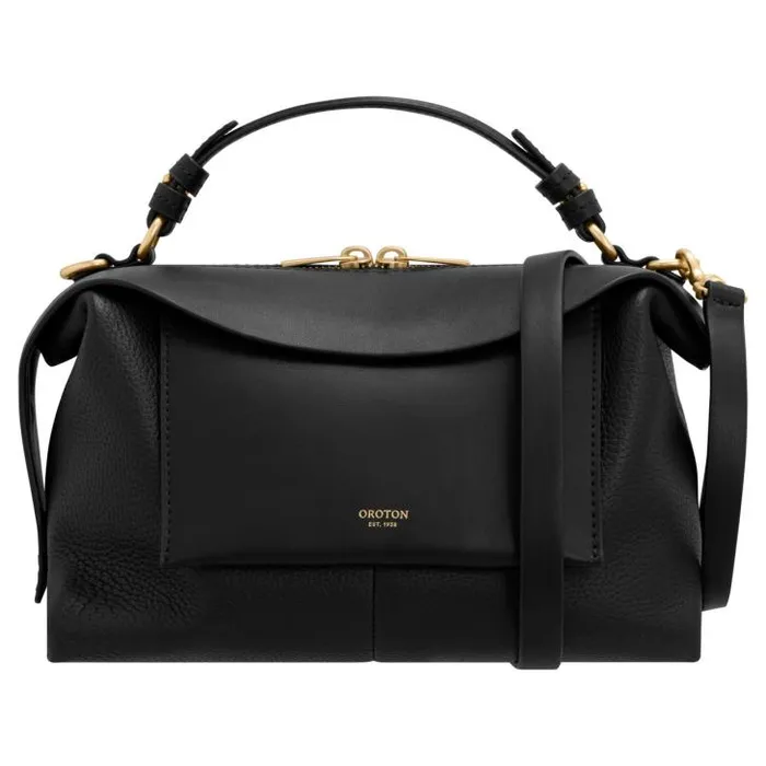 Oroton Crossbody Mica Small Bowler Black 8211 Women