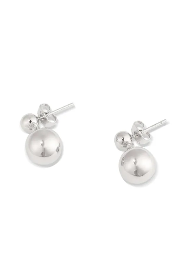 Oroton Earrings Bonnie Bead Drop Earrings Silver 8211 Jewellery