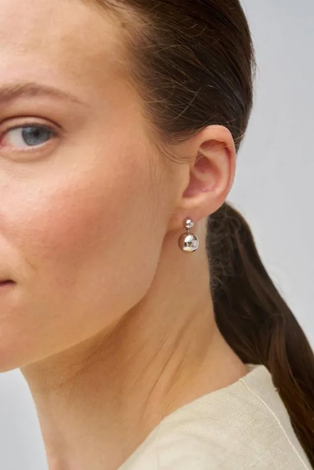 Oroton Earrings Bonnie Bead Drop Earrings Silver 8211 Jewellery