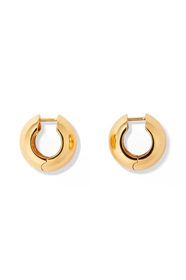 Oroton Earrings Josie Huggies 18k Gold 8211 Jewellery