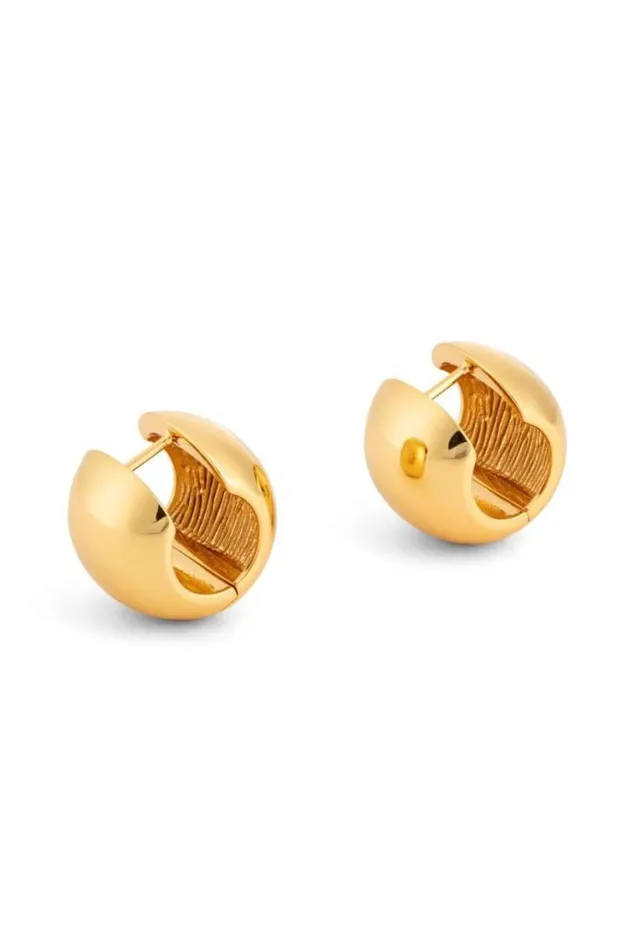 Oroton Earrings Josie Huggies 18k Gold 8211 Jewellery