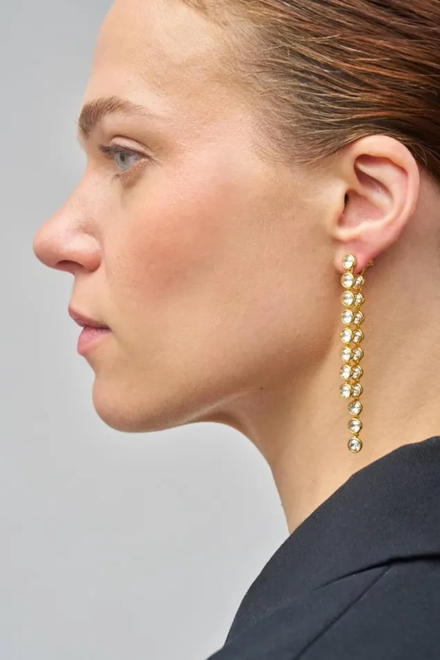 Oroton Earrings Lori Drop Earrings Gold 8211 Jewellery