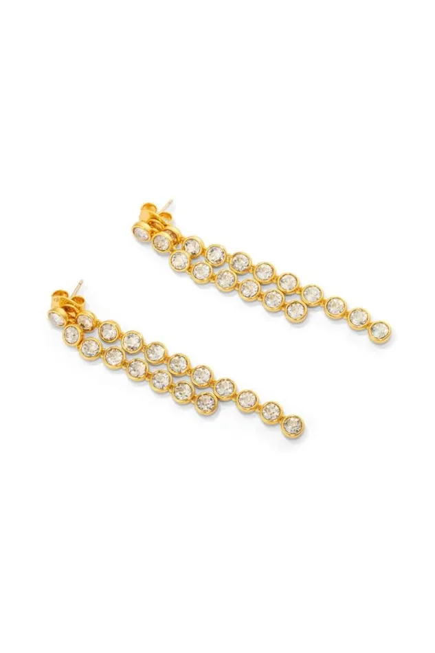 Oroton Earrings Lori Drop Earrings Gold 8211 Jewellery