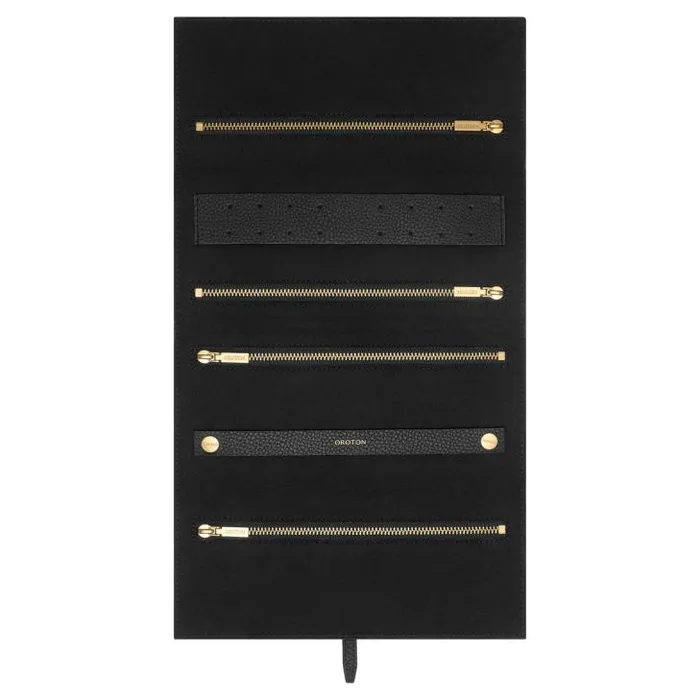 Oroton Jewellery Cases Margot Jewellery Roll Black 8211 Accessories