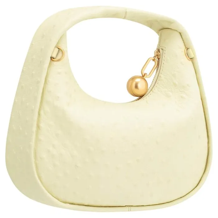 Oroton Mini Bags Clara Texture Small Day Bag Lemon Butter 8211 Women