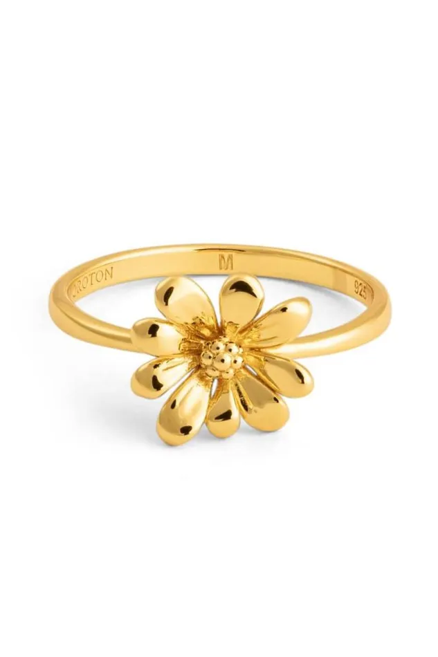 Oroton Rings Daisy Ring 18k Gold 8211 Jewellery