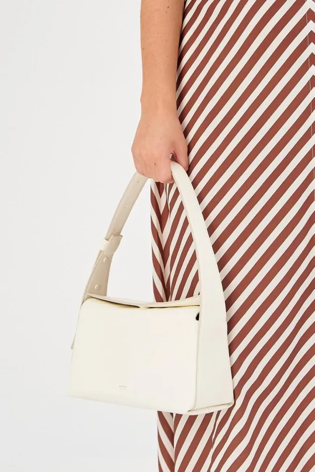 Oroton Shoulder Caroline Hobo Paper White 8211 Women