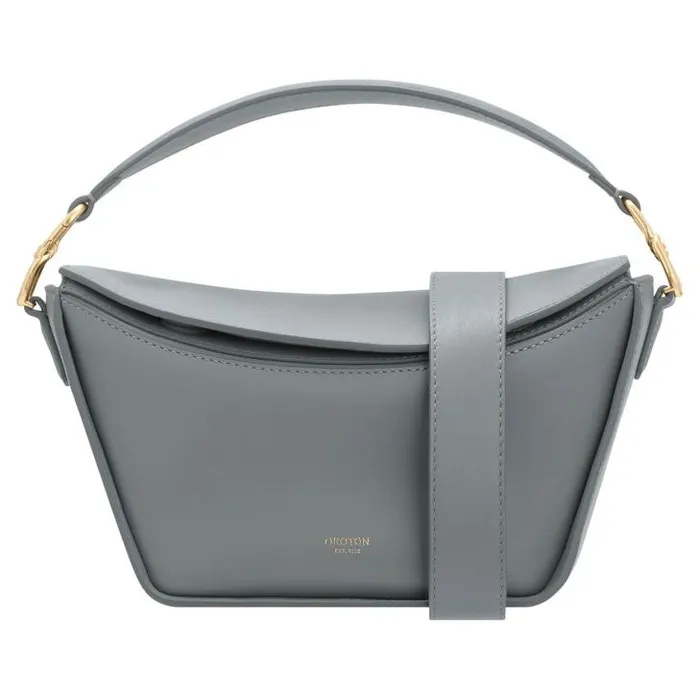 Oroton Shoulder Fable Small Day Bag Grey Flannel 8211 Women