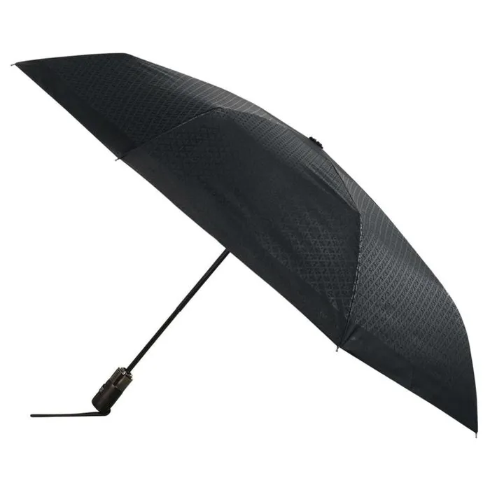 Oroton Umbrellas Logo Small Umbrella Blackblack 8211 Accessories