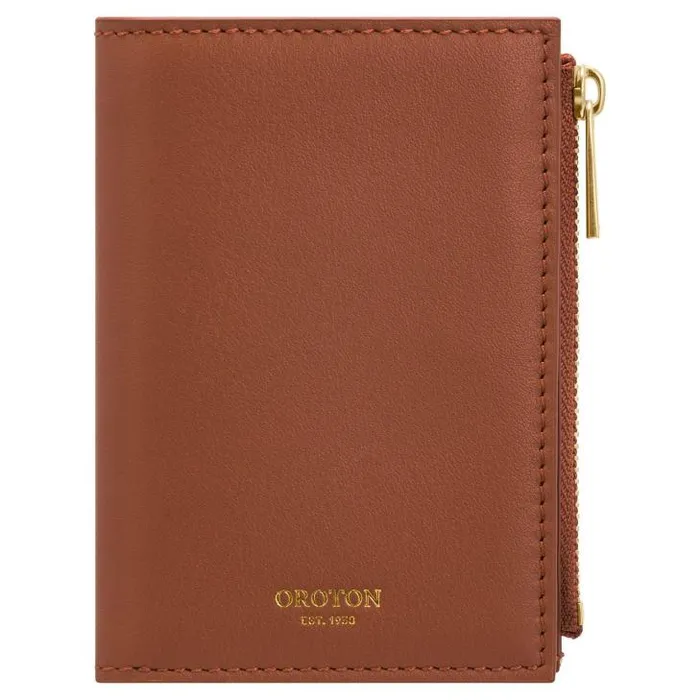 Oroton Wallets Imogen Mini 10 Credit Card Zip Wallet Brandy 8211 Accessories