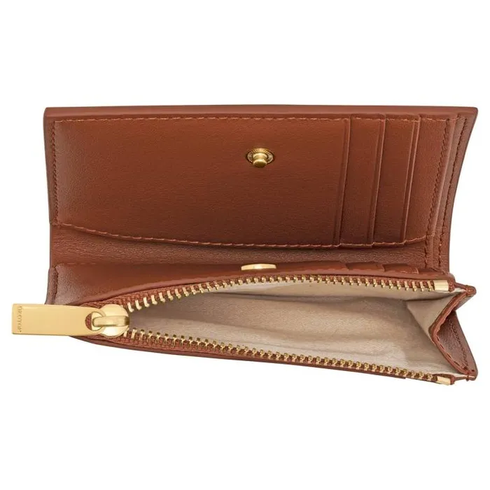 Oroton Wallets Imogen Mini 10 Credit Card Zip Wallet Brandy 8211 Accessories