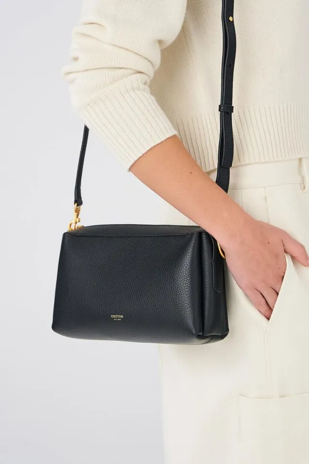 Oroton Work Alice Crossbody Black 8211 Women