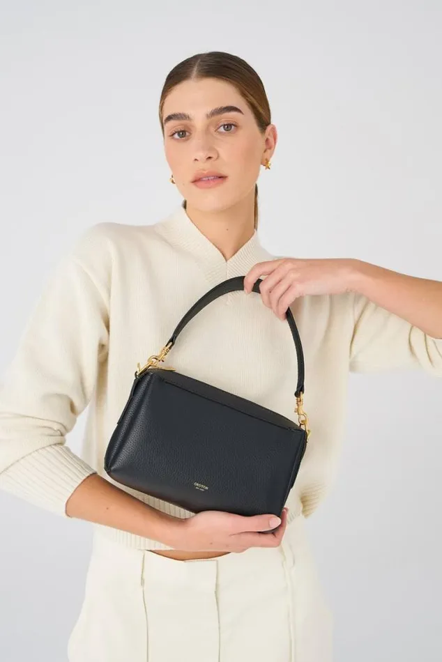 Oroton Work Alice Crossbody Black 8211 Women