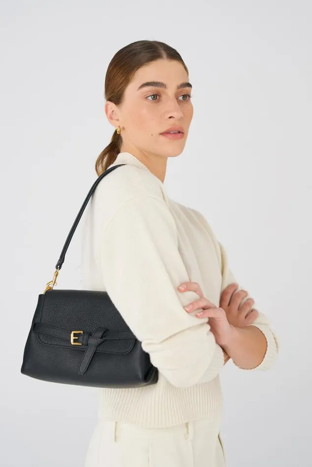 Oroton Work Margot Small Top Handle Black 8211 Women