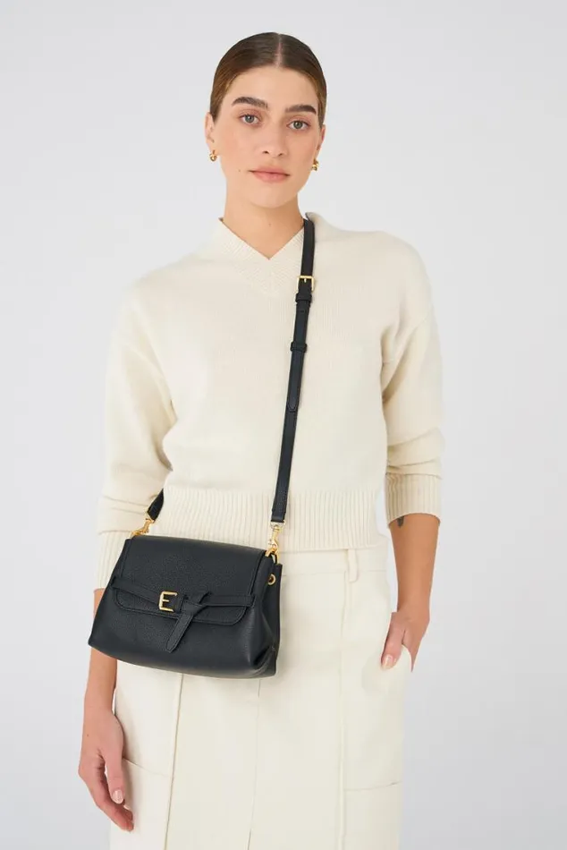 Oroton Work Margot Small Top Handle Black 8211 Women